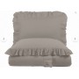 ETEHOMETEX %100 Doğal Pamuk Çift Kişilik Fırfırlı Nevresim Seti 200x220 cm TAŞ 8696474232034